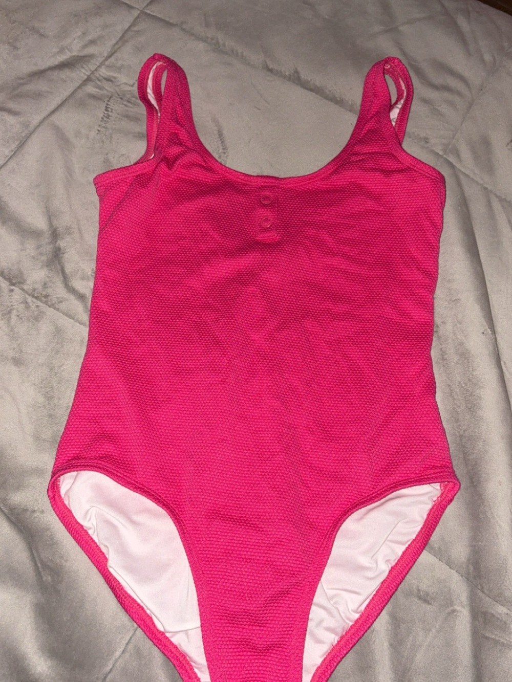 Old Navy Hot Pink Girls One-Piece Swimsuit